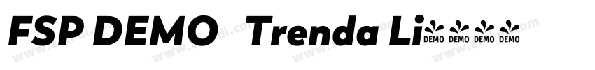 FSP DEMO   Trenda Li字体转换